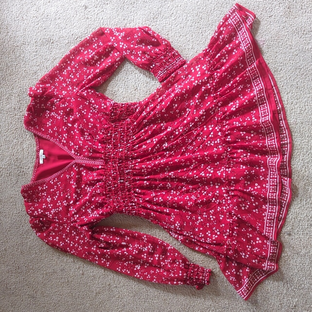 Flowy Long Sleeve Dress NWOT